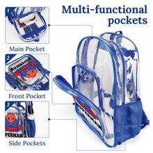 Lade das Bild in den Galerie-Viewer, Transparenter Rucksack mit Netzfach – individuell bedruckbar mit eigenem Motiv