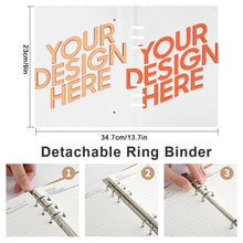 Lade das Bild in den Galerie-Viewer, Loseblatt Notizbuch (unterschiedliche Bilder auf beiden Seiten) selbst gestalten und bedrucken