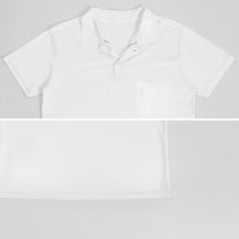 Lade das Bild in den Galerie-Viewer, Personalisiertes Piqué-Polohemd mit Tasche selbst gestalten