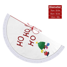 Lade das Bild in den Galerie-Viewer, Weihnachtsbaumdecke mit Quasten | Dein Foto als Fundament des Festes