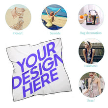 Lade das Bild in den Galerie-Viewer, NZ215 Multifunktionstuch Seidenschal Halsschal Halstuch Kopftuch mit Foto selbst gestalten und bedrucken