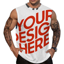 Lade das Bild in den Galerie-Viewer, Multi-Image-Druck Männer / Herren Tanktop Ärmelloses T-Shirt A66K mit Fotos Muster Text Logo selbst gestalten und bedrucken