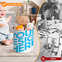 Lade das Bild in den Galerie-Viewer, Aufbewahrungstasche für Bausteine Bausteine-Beutel mit Foto Design Motiv Text selbst gestalten und bedrucken