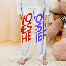 Lade das Bild in den Galerie-Viewer, Voll Druck Reiner Baumwolle Kinder Jungen / Mädchen Pyjama Hose Schlafanzughose Schlafhose D31P mit Foto Design Motiv Text selbst gestalten und bedrucken
