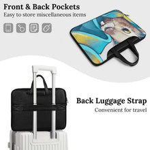 Lade das Bild in den Galerie-Viewer, Laptoptasche aus Leder personalisieren | Firmengeschenk mit Logo