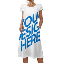 Lade das Bild in den Galerie-Viewer, NT113 Ärmelloses Sommerkleid Damen / Frauen selbst gestalten und bedrucken