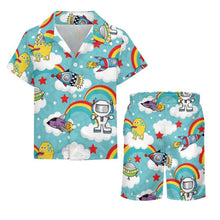 Lade das Bild in den Galerie-Viewer, Kinder Strandset mit Foto | Jungen Hawaiihemd & Shorts personalisieren