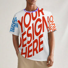 Lade das Bild in den Galerie-Viewer, Multi-Image-Design Damen / Herren T-Shirt mit Volldruck NT mit Foto Design Motiv Text selbst gestalten und bedrucken (Simple Design)