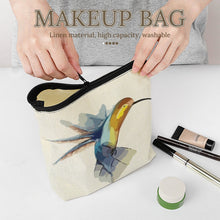 Lade das Bild in den Galerie-Viewer, Kosmetiktasche aus Leinen personalisieren | Schminktasche mit Foto