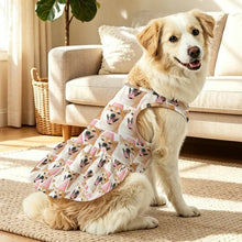 Lade das Bild in den Galerie-Viewer, Großes Hawaii-Rüschenkleid für Haustiere mit individuellem Sublimationsdruck