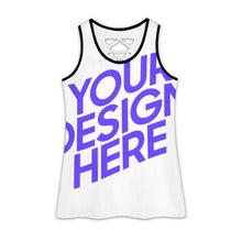 Lade das Bild in den Galerie-Viewer, Damen / Frauen Tank Top TXLD Rückenausschnitt horizontale Streifen Hohlweste BS mit Fotos Muster Text Logo selbst gestalten und bedrucken