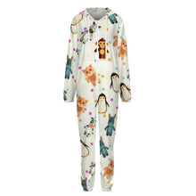 Lade das Bild in den Galerie-Viewer, Jumpsuit Damen personalisieren | Kuscheliger Onesie mit Foto bedrucken