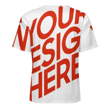 Lade das Bild in den Galerie-Viewer, Einzelbilddruck Damen / Herren T-Shirt mit Volldruck NT mit Foto Design Motiv Text selbst gestalten und bedrucken (Simple Design)