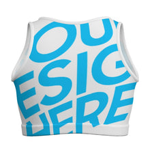 Lade das Bild in den Galerie-Viewer, Einzelbilddruck TXLD244 Crop Top KE Damen / Frauen selbst gestalten und bedrucken
