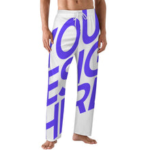 Lade das Bild in den Galerie-Viewer, Einzelbild-Design Herren / Männer Lockerer Pyjamas Schlafanzug LM071 mit Foto Design Motiv Text selbst gestalten und bedrucken