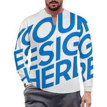 Lade das Bild in den Galerie-Viewer, Einzelbild-Design Herren / Männer Schnelltrocknendes T-Shirt aus Eisseide mit unregelmäßigem V-Ausschnitt MWL698 mit Foto Design Motiv Text selbst gestalten und bedrucken