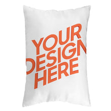 Lade das Bild in den Galerie-Viewer, Polyester Kissenbezug Kissenhülle beidseitig bedruckt (vertikale Version) (Doppelseitig verschiedene Bilder) mit Foto Muster Text selbst gestalten und bedrucken
