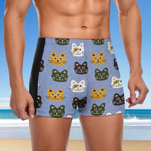 Lade das Bild in den Galerie-Viewer, Herren Badehose Kurz Personalisiert Bedrucken mit Foto Gesicht