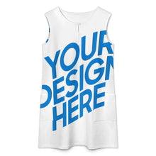 Lade das Bild in den Galerie-Viewer, Einzelbilddruck Damen / Frauen Westentaschenkleid LM456 mit Fotos Muster Text Logo selbst gestalten und bedrucken
