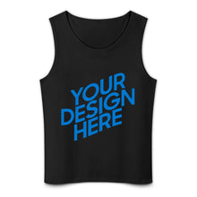 Lade das Bild in den Galerie-Viewer, Herren / Männer Mehrfarbige Weste BX (beidseitiger Druck) aus reiner Baumwolle in europäischer Größe mit Foto Design Motiv Text selbst gestalten und bedrucken