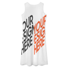 Lade das Bild in den Galerie-Viewer, Multi-Image-Design Damen / Frauen Rundhalsausschnitt Weste Kleid C17Q selbst gestalten und bedrucken