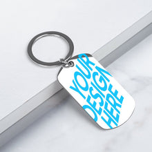 Lade das Bild in den Galerie-Viewer, Schlüsselanhänger aus Metall (Doppelseitig verschiedene Bilder) selbst gestalten und bedrucken