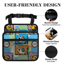 Lade das Bild in den Galerie-Viewer, Personalisierter Auto-Organizer aus PU-Leder mit Tragegriff