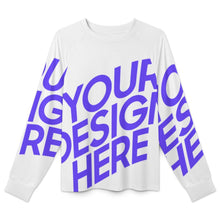 Lade das Bild in den Galerie-Viewer, Schnelltrocknendes Damen / Frauen T-Shirt Langarm MWL697 mit Fotos Muster Text Logo selbst gestalten und bedrucken