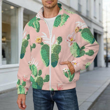 Lade das Bild in den Galerie-Viewer, Herren Fleecejacke mit Reißverschluss personalisierbar – weiche Übergangsjacke