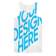 Lade das Bild in den Galerie-Viewer, Einzelbild-Design Damen / Frauen Jumpsuit Shorts mit Kragen XLR mit Foto Design Motiv Text selbst gestalten und bedrucken (Simple Design)