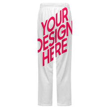 Lade das Bild in den Galerie-Viewer, Damen / Frauen Plüschiger lockerer Zuhause Pyjamahose LM218 (Vorder und Rückenteil gestaltbar) mit Foto Design Motiv Text selbst gestalten und bedrucken