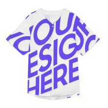 Lade das Bild in den Galerie-Viewer, Einzelbild-Design Herren / Männer TSYX Baseballshirt mit kurzen Ärmeln und Knopfleiste mit Foto Design Motiv Text selbst gestalten und bedrucken (Simple Design)