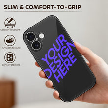 Lade das Bild in den Galerie-Viewer, Handyhülle Smartphone-Hülle Glas für Apple iPhone 17/iPhone 17 Air/iPhone 17 Pro/iPhone 17 Pro Max mit Foto Design Motiv Text selbst gestalten und bedrucken