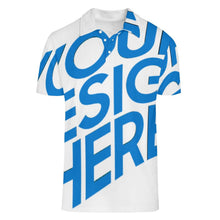 Lade das Bild in den Galerie-Viewer, Einzelbilddruck Sommer Ice Silk Polo T-Shirt Herren / Männer B612 mit Fotos Muster Text Logo selbst gestalten und bedrucken