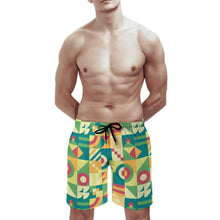 Lade das Bild in den Galerie-Viewer, Herren Baumwoll-Shorts individuell bedruckbar Allover-Print