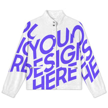 Lade das Bild in den Galerie-Viewer, Einzelbilddruck Damen / Frauen Sweatjacke Stand-Up Collar LM552 mit Fotos Muster Text Logo selbst gestalten und bedrucken