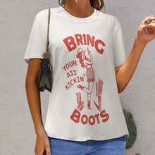 Lade das Bild in den Galerie-Viewer, Personalisiertes Damen T-Shirt All-Over-Print Oversized
