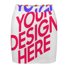 Lade das Bild in den Galerie-Viewer, Multi-Image-Design Minirock LM243 für Damen / Frauen mit Foto Text selbst gestalten und bedrucken