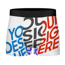 Lade das Bild in den Galerie-Viewer, Multi-Image-Druck NS6005002 Herren Unterhose / Männer Boxershort High Waist und mit breitem Elastikbündchen mit Fotos Muster Text Logo selbst gestalten und bedrucken