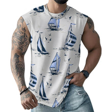 Lade das Bild in den Galerie-Viewer, Einzelbilddruck Männer / Herren Tanktop Ärmelloses T-Shirt A66K mit Fotos Muster Text Logo selbst gestalten und bedrucken