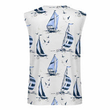 Lade das Bild in den Galerie-Viewer, Einzelbilddruck Männer / Herren Tanktop Ärmelloses T-Shirt A66K mit Fotos Muster Text Logo selbst gestalten und bedrucken