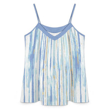 Lade das Bild in den Galerie-Viewer, Einzelbild-Design Damen / Frauen Spaghetti Top A69K mit Foto Text selbst gestalten und bedrucken (Simple Design)