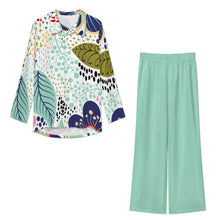 Lade das Bild in den Galerie-Viewer, Einzelbilddruck Damen / Frauen Langärmliger Anzug A73TZ mit Foto Design Motiv Text selbst gestalten und bedrucken