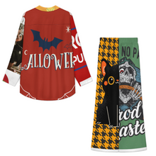 Lade das Bild in den Galerie-Viewer, Multi-Image-Druck Damen / Frauen Langärmliger Anzug A73TZ mit Foto Design Motiv Text selbst gestalten und bedrucken