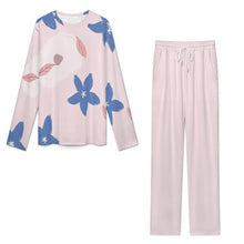 Lade das Bild in den Galerie-Viewer, Einzelbilddruck Damen / Frauen Lässiger Langarm Hosenanzug A86TZ mit Foto Design Motiv Text selbst gestalten und bedrucken