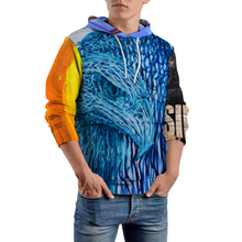 Lade das Bild in den Galerie-Viewer, Multi-Image-Design Loses Taschenloses All-Print-Sweatshirt AMZ für Unisex mit Foto Design Motiv Text selbst gestalten und bedrucken