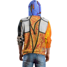 Lade das Bild in den Galerie-Viewer, Multi-Image-Design Loses Taschenloses All-Print-Sweatshirt AMZ für Unisex mit Foto Design Motiv Text selbst gestalten und bedrucken