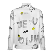 Lade das Bild in den Galerie-Viewer, Unisex Sweatshirt mit langen Ärmeln und Stehkragen mit Foto Design Motiv Text selbst gestalten und bedrucken