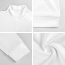 Lade das Bild in den Galerie-Viewer, Unisex Sweatshirt mit langen Ärmeln und Stehkragen mit Foto Design Motiv Text selbst gestalten und bedrucken