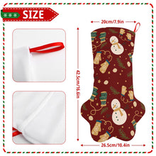 Lade das Bild in den Galerie-Viewer, All Print Weihnachtsstrümpfe in Hundepfotenform mit Foto Design Motiv Text selbst gestalten und bedrucken